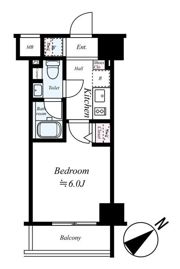 スパシエ ロッサ 池袋の間取り画像