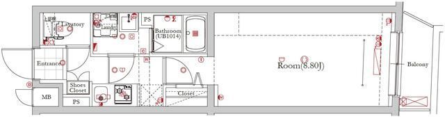 AZEST野方の間取り画像