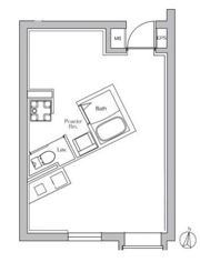 b’CASA早稲田の間取り画像