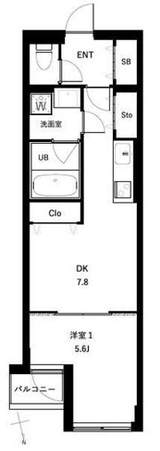 COEUR BLANC西荻窪の間取り画像