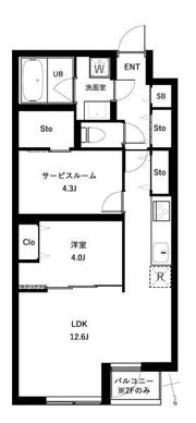 COEUR BLANC西荻窪の間取り画像