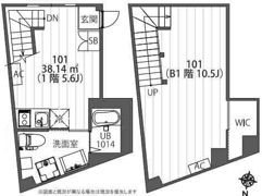 パークサイド戸越公園の間取り画像
