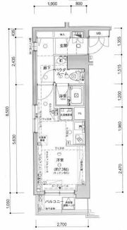 アデッソ目黒東山の間取り画像