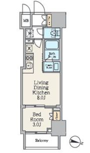クレストコート池上の間取り画像