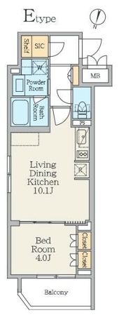 クレストコート池上六丁目の間取り画像