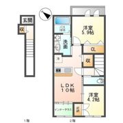 ベル アンジュの間取り画像