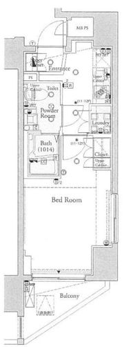ヴォーガコルテ浅草橋Ⅱの間取り画像