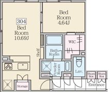 ReveResidence三軒茶屋の間取り画像