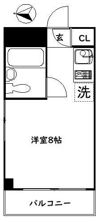 シャローム東中野の間取り画像