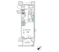コージーコート島津山の間取り画像