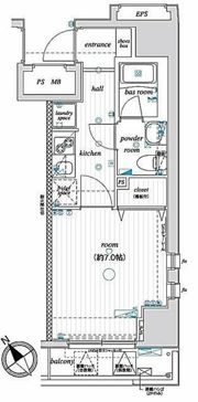 AXAS高田馬場の間取り画像