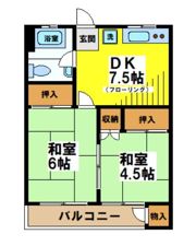 桜マンションの間取り画像