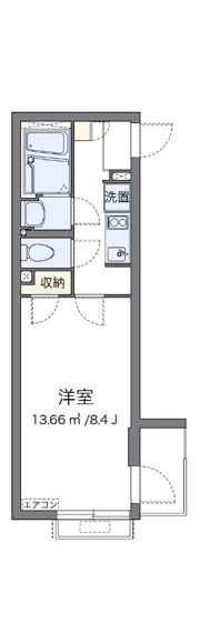 クレイノソレイユ中野新橋の間取り画像