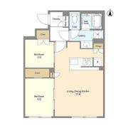 ガーデンレジデンス恵比寿の間取り画像