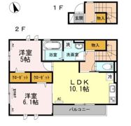 Reveur ConstellationⅡ番館の間取り画像