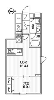 ALTERNA祐天寺の間取り画像