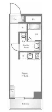 ライオンズマンション中野東の間取り画像