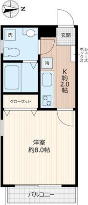 ヴァンヴェール白金の間取り画像