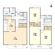 バイオレットコートA棟の間取り画像