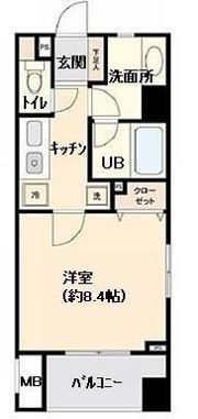 リーガルタワー神保町の間取り画像