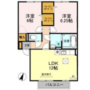 ハイフィールド Aの間取り画像