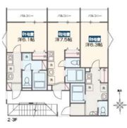 MELDIA京急鶴見の間取り画像