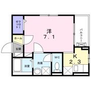 サンライズ下馬の間取り画像