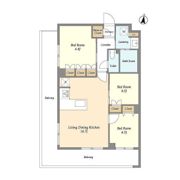 メゾンドオンディーヌの間取り画像