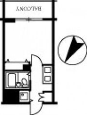 スカイコート日本橋壱番館の間取り画像
