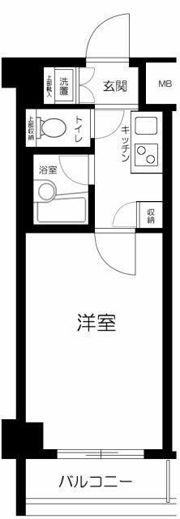 ルーブル高田馬場弐番館の間取り画像