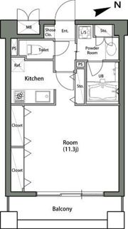 カスタリア中野の間取り画像