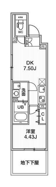 ALTERNA早稲田の間取り画像