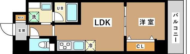 JU TOWER FRONT 亀沢の間取り画像