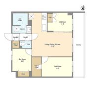 メゾンドオンディーヌの間取り画像