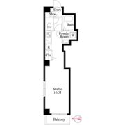 ザ・コート森下の間取り画像