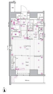 PREMIUM CUBE 上野の間取り画像