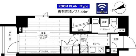 ステージファースト世田谷アジールコートの間取り画像