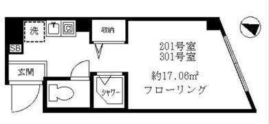 プレシャス方南町の間取り画像