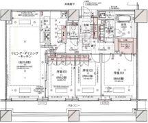 コンシェリア西新宿 TOWER’S WESTの間取り画像