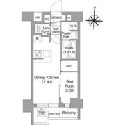 コンフォリア・リヴ品川戸越の間取り画像