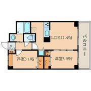 ガーデンコート碑文谷の間取り画像