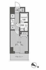 レジディア蒲田の間取り画像