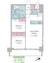 ドゥーエ西馬込Ⅱの間取り画像