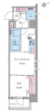 クレヴィアリグゼ世田谷松陰神社前の間取り画像