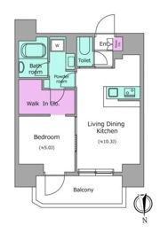 クレヴィアリグゼ北品川Ⅱステーションコートの間取り画像