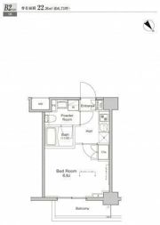 プラウドフラット戸越公園の間取り画像