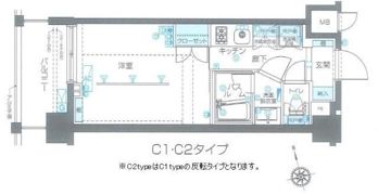 ZOOM品川南の間取り画像