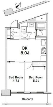 ソサエティ蔵前の間取り画像