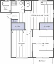 ハイメゾン吉川の間取り画像