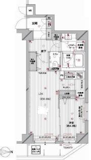 メインステージ蔵前の間取り画像